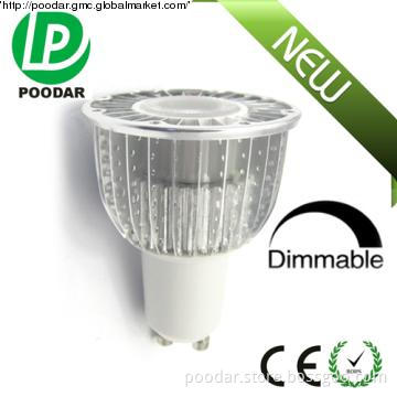 GU10 7W 265V Dimmable LED spotlight